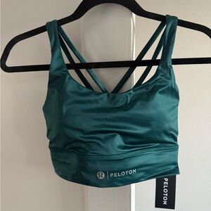 Lululemon x Peloton Women's Teal Foil Sports Bra